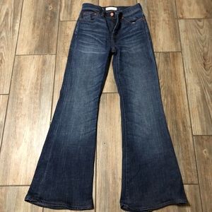 Madewell flea market flares 24 hemmed to 30 inseam